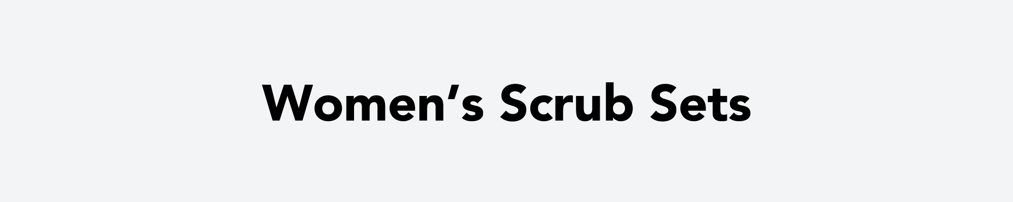 Women's Scrub Sets